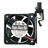 Sanyo Denki San Ace 60 109P0624S7D03 A90L-0001-0552#A DC 24V 0.08A 3 Wires Axial Cooling Fan