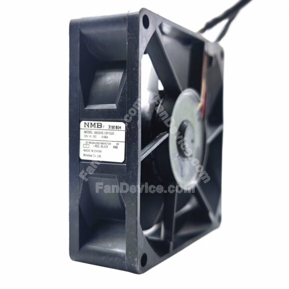 NMB 08025VE-12P-CUD DC 12V 0.68A 8025 IP68 Waterproof Axial Cooling Fan