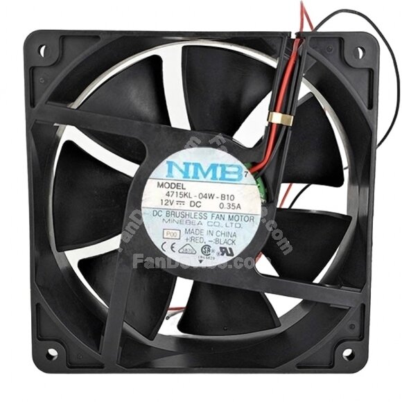 NMB 4715KL-04W-B10 DC 12V 0.35A 12038 Axial Cooling Fan