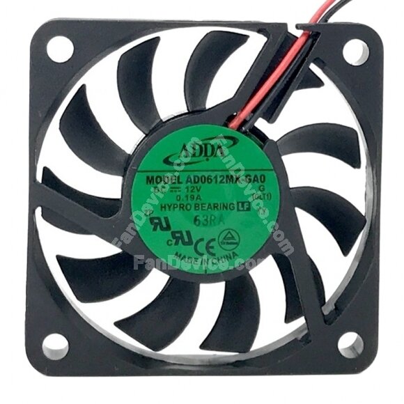 ADDA AD0612MX-GA0 DC 12V 0.19A 6010 Axial Cooling Fan