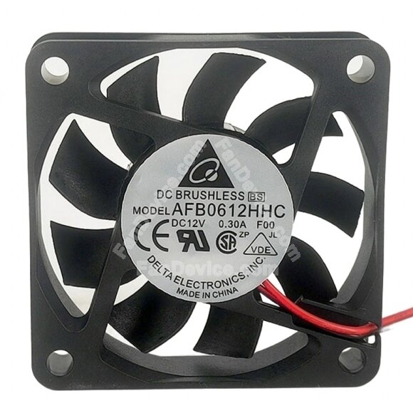 Delta AFB0612HHC DC 12V 0.30A 6013 Axial Cooling Fan