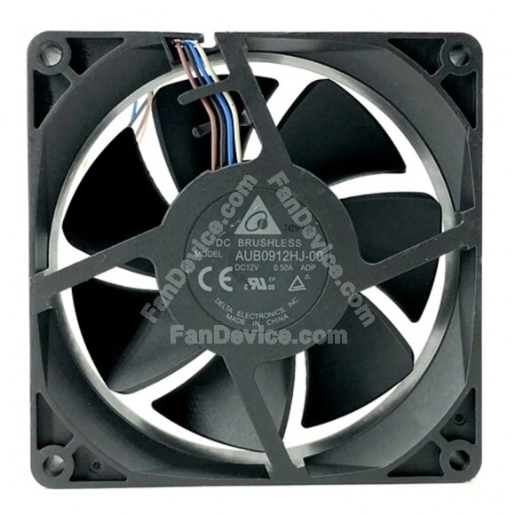 Delta AUB0912HJ-00 DC 12V 0.50A 9025 Axial Cooling Fan
