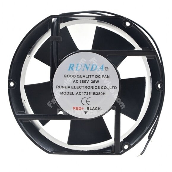 RUNDA AC17251B380H AC 380V 35W 17251 Axial Cooling Fan