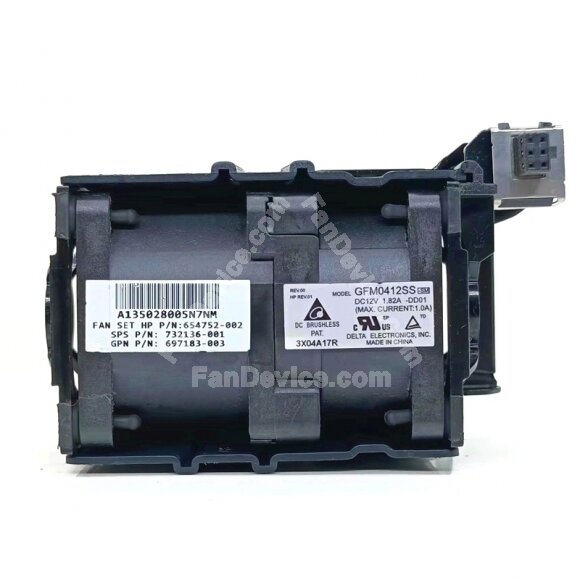 Delta GFM0412SS 654752-001 654752-003 667882-001 675449-001 DC 12V 1.82A 6 Wires Axial Cooling Fan
