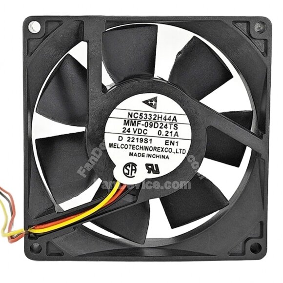 Mitsubishi MMF-09D24TS EN1 NC5332H44A DC 24V 0.21A 9025 Axial Cooling Fan