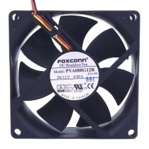 Foxconn PVA080G12R DC 12V 0.80A 2 Wires / 3 Wires / 4 Wires Axial Cooling Fan