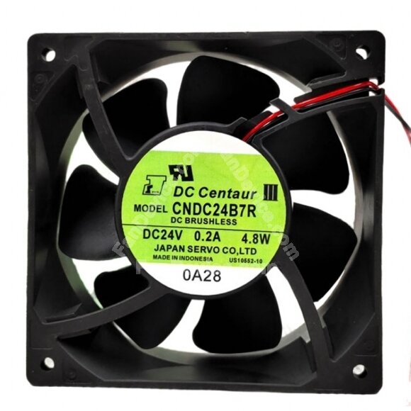 Servo DC Centaur CNDC24B7R DC 24V 0.2A 4.8W 2 Wires / 3 Wires Axial Cooling Fan