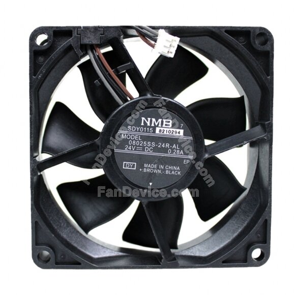 NMB 08025SS-24R-AL DC 24V 0.28A 8025 Axial Cooling Fan