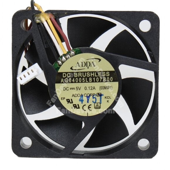 ADDA AG04005LB107B00 DC 5V 0.12A 4010 Axial Brushless Cooling Fan