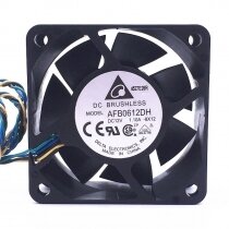 Delta AFB0612DH DC 12V 1.10A 2 Wires / 3 Wires / 4 Wires Axial Cooling Fan