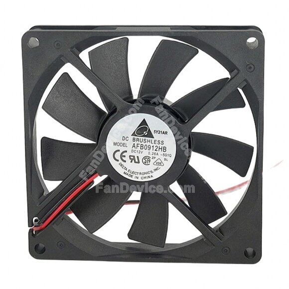 Delta AFB0912HB DC 12V 0.26A 9015 Axial Cooling Fan