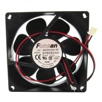 Delta DFB0824H DC 24V 0.12A 2 Wires Axial Cooling Fan