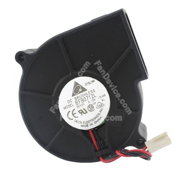 Delta BFB0712L DC 12V 0.10A 7530 Blower Brushless Cooling Fan