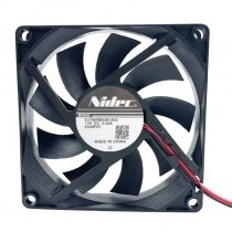 Nidec DJT80RBAS5-S02 DC 12V 0.04A 2 Wires Axial Cooling Fan