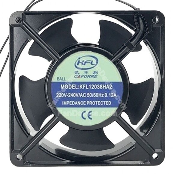 KFL KFL12038HA2 AC 220V-240V 0.12A 12038 Axial Cooling Fan