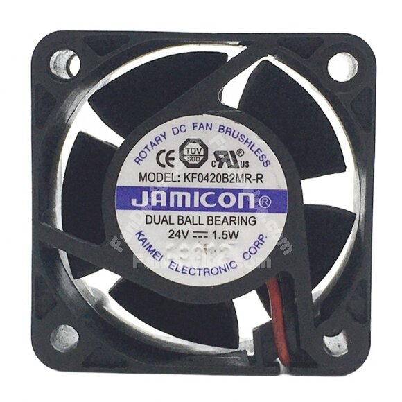 Sunon KF0420B2MR-R DC 24V 1.5W 4020 Axial DUAL Ball Bearing Cooling Fan