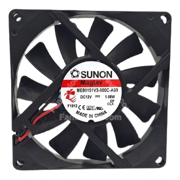 Sunon Maglev ME80151V3-000C-A99 DC 12V 1.08W 8015 Axial Cooling Fan