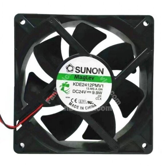 Sunon KDE2412PMV1 13.MS.A.GN DC 24V 9.9W 2 Wires / 3 Wires Axial Cooling Fan