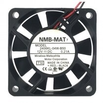 NMB-MAT 2406KL-04W-B50 DC 12V 0.21A 2 Wires Axial Cooling Fan