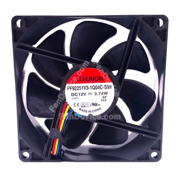 Sunon PF92251V3-1Q04C-S99 DC 12V 3.74W 9225 Axial Cooling Fan
