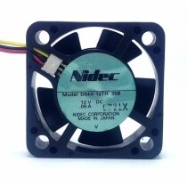 Nidec D04X-12TH 35B DC 12V 0.06A 2 Wires / 3 Wires Axial Cooling Fan