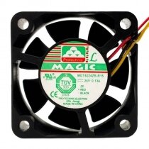 MAGIC MGT4024ZR-R15 DC 24V 0.13A 4015 Axial Cooling Fan