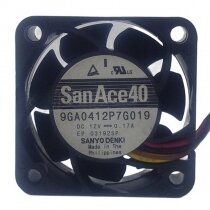 Sanyo Denki San Ace 40 9GA0412P7G019 DC 12V 0.17A 4015 Axial Cooling Fan