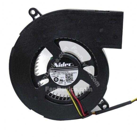 Nidec G80S12MS1AAZ-52T64 DC 12V 0.37A 8028 Blower Cooling Fan