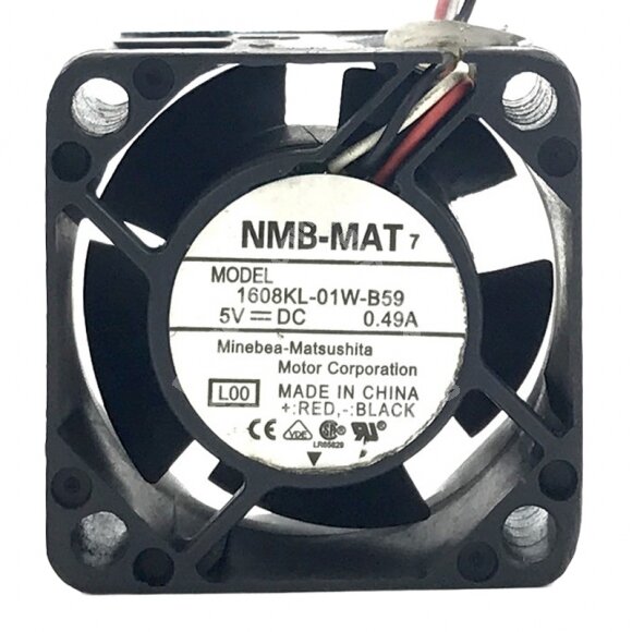 NMB-MAT 1608KL-01W-B59 DC 5V 0.49A 4020 Axial Cooling Fan