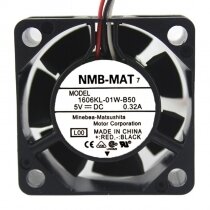 NMB-MAT 1606KL-01W-B50 DC 5V 0.32A 4015 Axial Cooling Fan