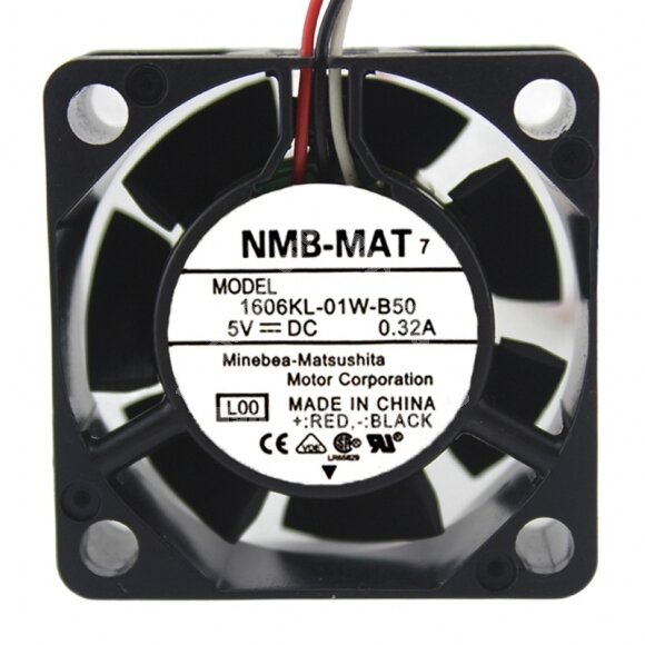 NMB-MAT 1606KL-01W-B50 DC 5V 0.32A 4015 Axial Cooling Fan