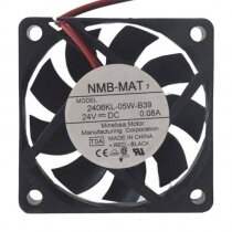NMB-MAT 2406KL-05W-B39 DC 24V 0.08A 6015 Axial Cooling Fan