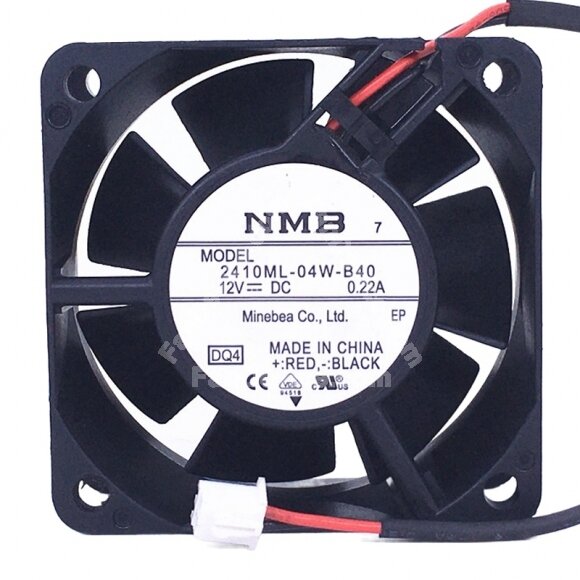 NMB 2410ML-04W-B40 DC 12V 0.22A 6025 Axial Cooling Fan