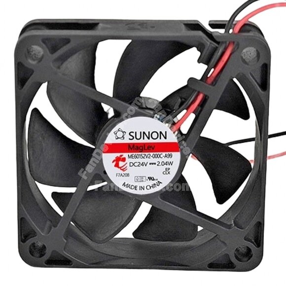 Sunon ME60152V2-000C-A99 DC 24V 2.04W 6015 Axial Cooling Fan