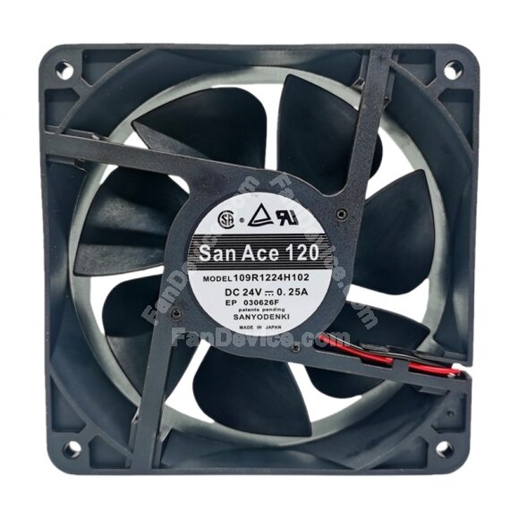 Sanyo Denki San Ace 120 109R1224H102 DC 24V 0.25A 12038 Axial Cooling Fan