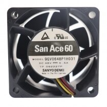 Sanyo Denki San Ace 60 9GV0648P1H031 DC 48V 0.5A 6038 Axial Cooling Fan