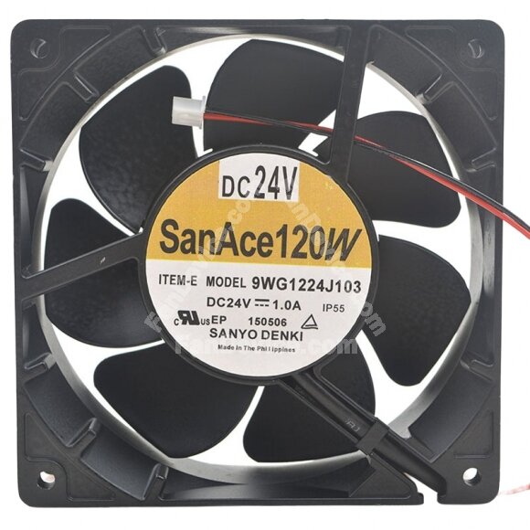 Sanyo Denki San Ace 120W 9WG1224J103 DC 24V 1.0A 12038 Axial IP55 Cooling Fan