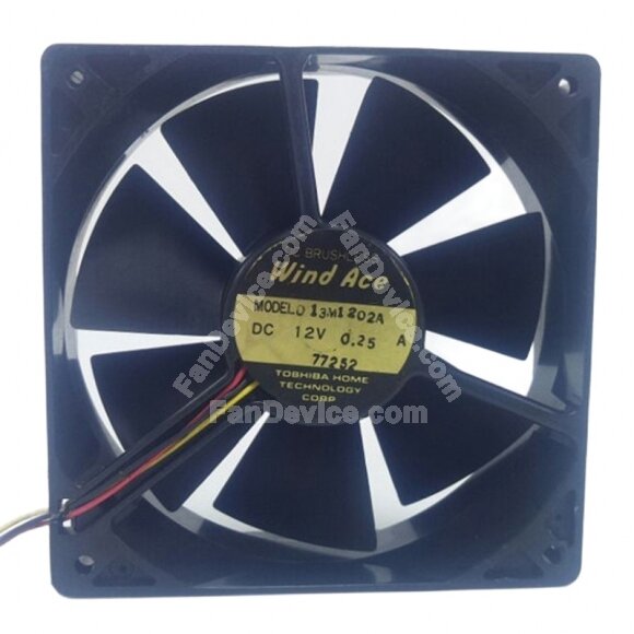 TOSHIBA Wind ACE D13M1202A DC 12V 0.25A 12038 Axial Brushless Cooling Fan