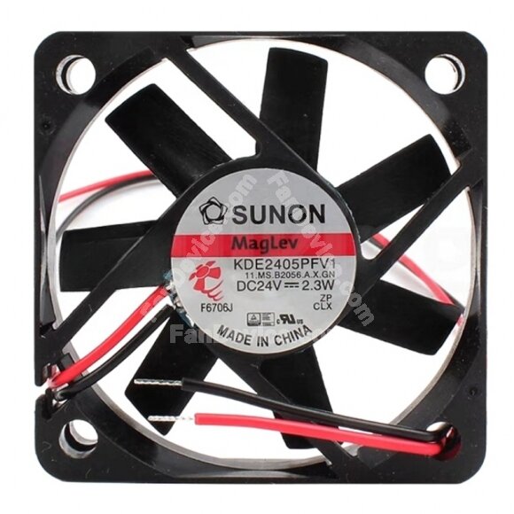 Sunon Maglev KDE2405PFV1 DC 24V 2.3W 5010 Axial Cooling Fan