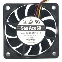 Sanyo Denki San Ace 60 9GA0612H7-3 DC 12V 0.1A 6015 Axial Cooling Fan