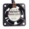 Sanyo Denki 109P0412H6D18 DC 12V 0.11A 2 Wires / 3 Wires Axial Cooling Fan