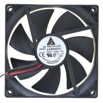 Delta AFB0905H DC 5V 0.65A 2 Wires Brushless Axial Cooling Fan