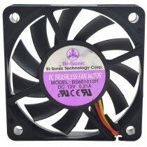 Bi-Sonic BS601012H DC 12V 0.21A 3 Wires Brushless Axial Cooling Fan