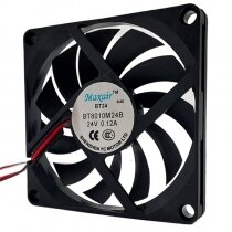 Maxair BT8010M24B DC 24V 0.12A 2 Wires Axial Cooling Fan