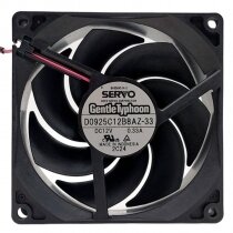 Servo D0925C12B8AZ-33 DC 12V 0.33A 2 Wires / 3 Wires Axial Cooling Fan