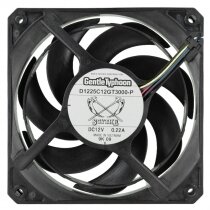 Nidec Servo D1225C12GT3000-P DC 12V 0.22A 4 Wires PWM Axial Cooling Fan