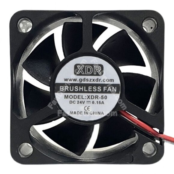 XDR XDR-50 DC 24V 0.15A 5020 Axial Brushless Cooling Fan