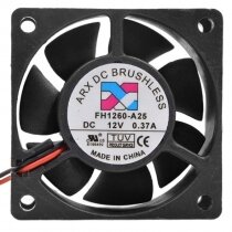ARX FH1260-A25 DC 12V 0.37A 2 Wires Brushless Axial Cooling Fan