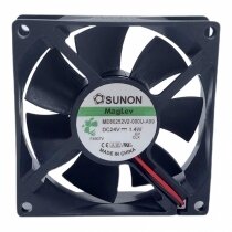 Sunon ME80252V2-000U-A99 DC 24V 1.4W 2 Wires Axial Cooling Fan