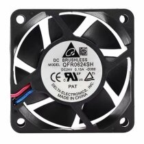 Delta QFR0624SH DC 24V 0.15A 2 Wires / 3 Wires Axial Cooling Fan